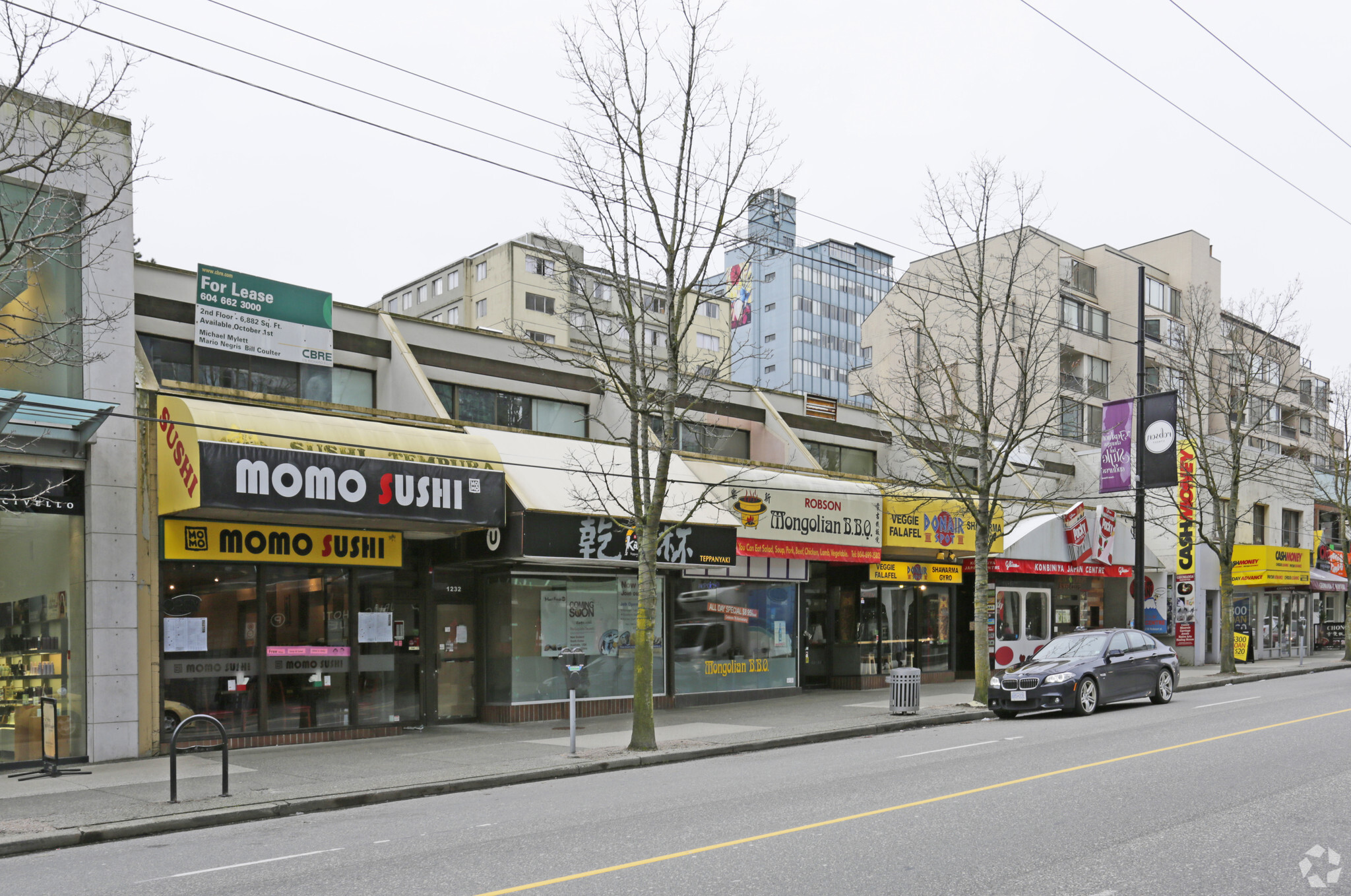 1230-1242 Robson St, Vancouver, BC à louer Photo principale- Image 1 de 6