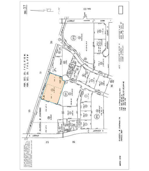 752 N Poplar St, Orange, CA for lease - Plat Map - Image 2 of 2