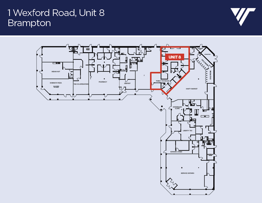 1 Wexford Rd, Brampton, ON à louer Plan d’étage- Image 1 de 1