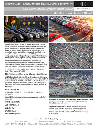 Plus de détails pour 4295 Boston Rd, Bronx, NY - Terrain à louer