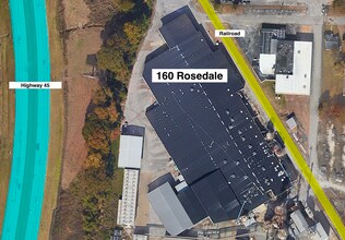 160 Rosedale St, Jackson, TN - Aérien  Vue de la carte - Image1