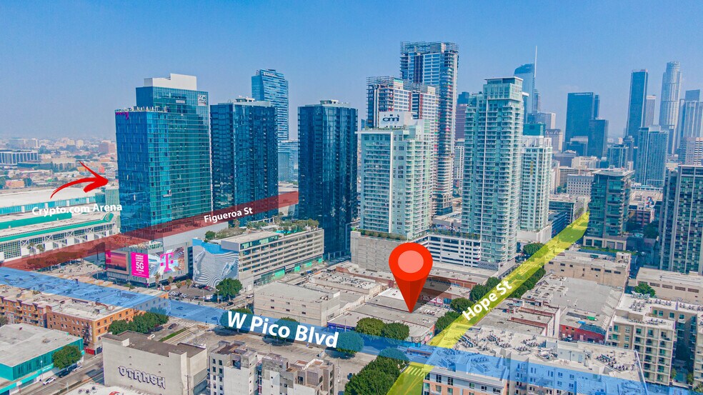 1241 S Hope St, Los Angeles, CA for lease - Aerial - Image 1 of 13