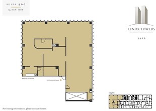 3400 Peachtree Rd NE, Atlanta, GA for lease Floor Plan- Image 1 of 1