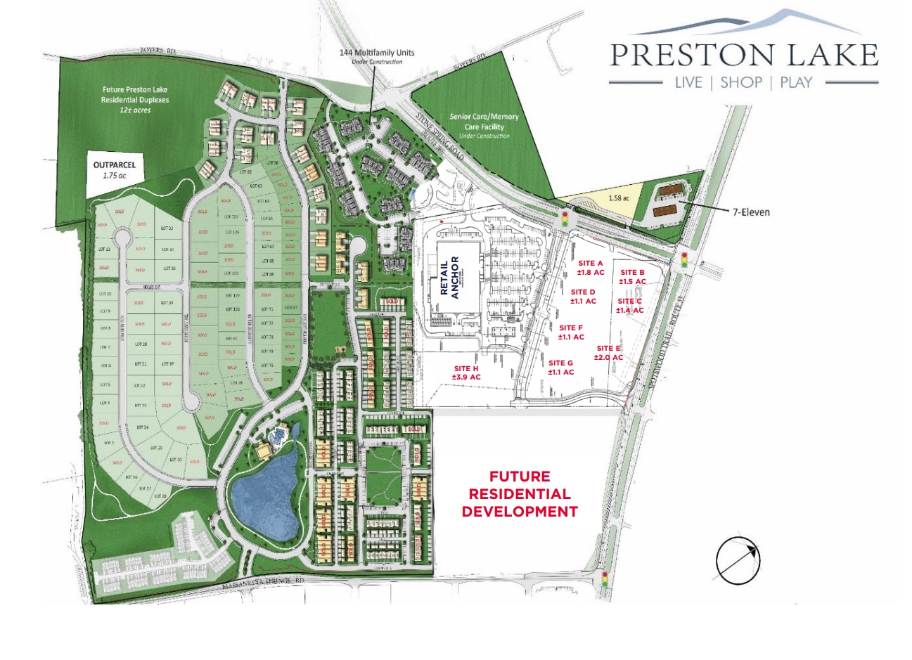 Route 33, Harrisonburg, VA à louer Plan de site- Image 1 de 2