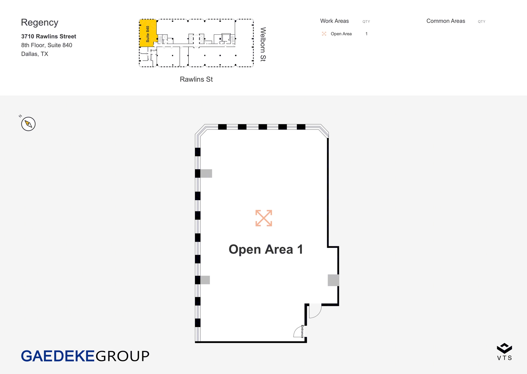 3710 Rawlins St, Dallas, TX for lease Floor Plan- Image 1 of 6