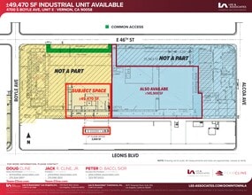 4700 S Boyle Ave, Vernon, CA for lease Site Plan- Image 1 of 6