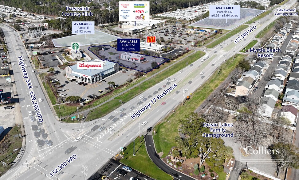 Highway 544 & Business 17, Myrtle Beach, SC à louer - Photo du bâtiment - Image 1 de 4