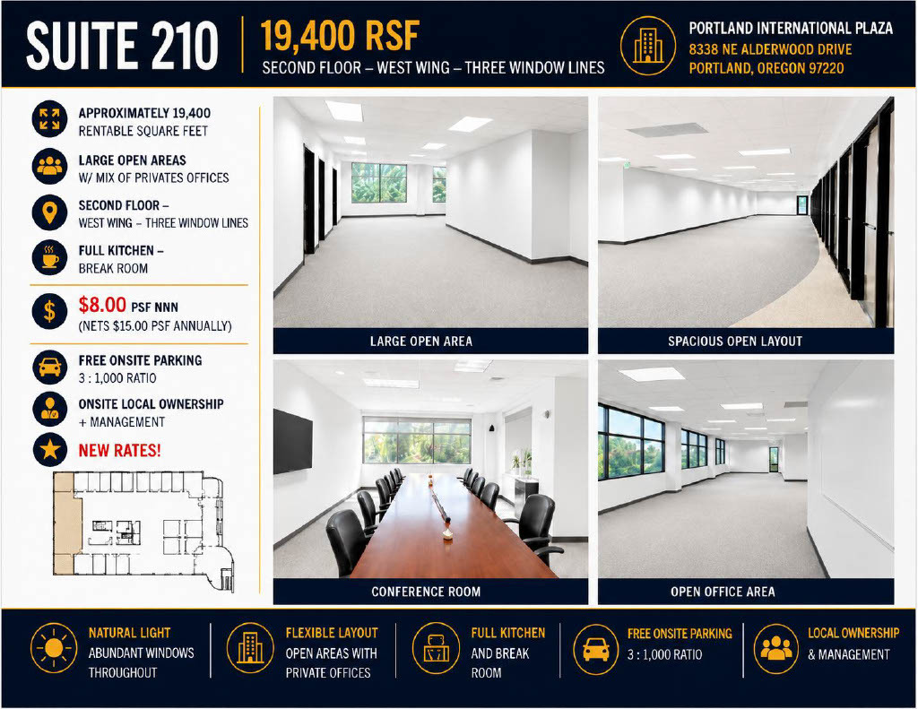 8338 NE Alderwood Rd, Portland, OR for lease Interior Photo- Image 1 of 1