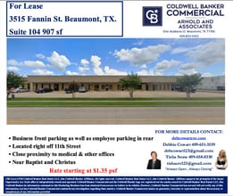 3515 Fannin St, Beaumont, TX for lease Interior Photo- Image 1 of 3
