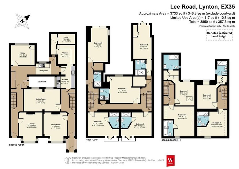 27 Lee Rd, Lynton for sale - Floor Plan - Image 1 of 1
