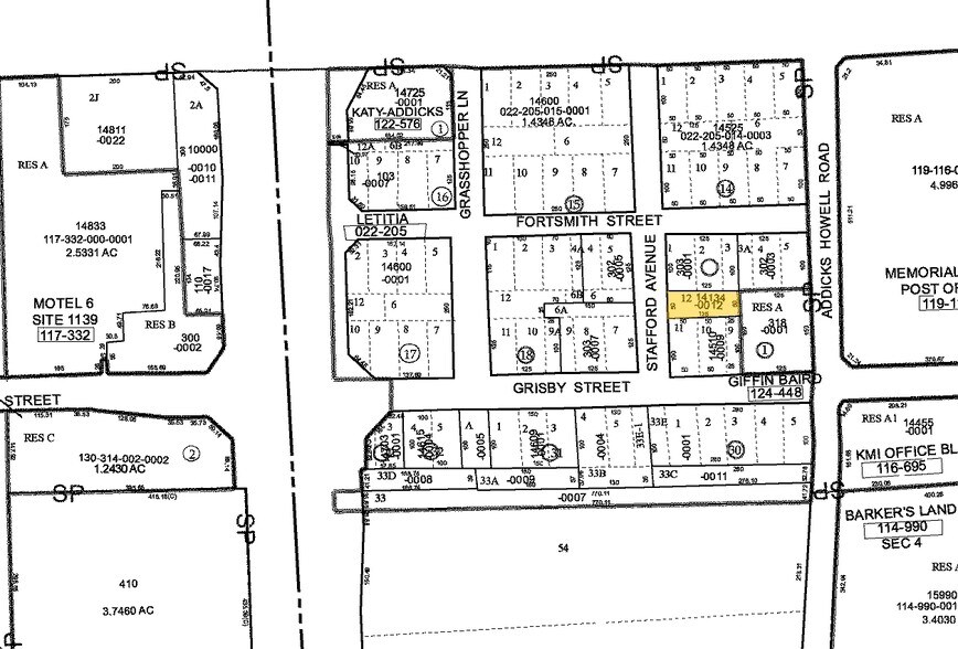 309 Stafford St, Houston, TX à vendre - Plan cadastral - Image 3 de 3