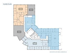 1001 Military Cutoff Rd, Wilmington, NC à louer Plan d’étage- Image 2 de 2
