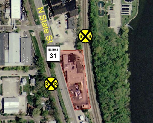 617 N State St, Elgin, IL for lease - Aerial - Image 2 of 4