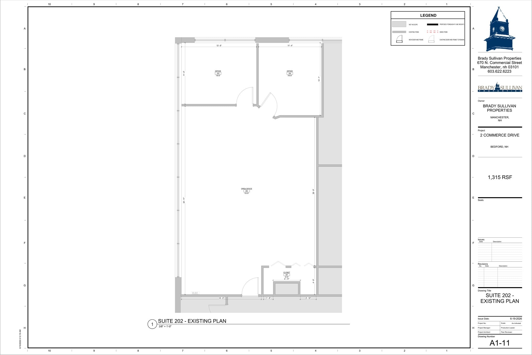 2 Commerce Dr, Bedford, NH à louer Plan de site- Image 1 de 1