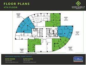 7501 Greenway Center Dr, Greenbelt, MD à louer Plan d’étage- Image 1 de 1