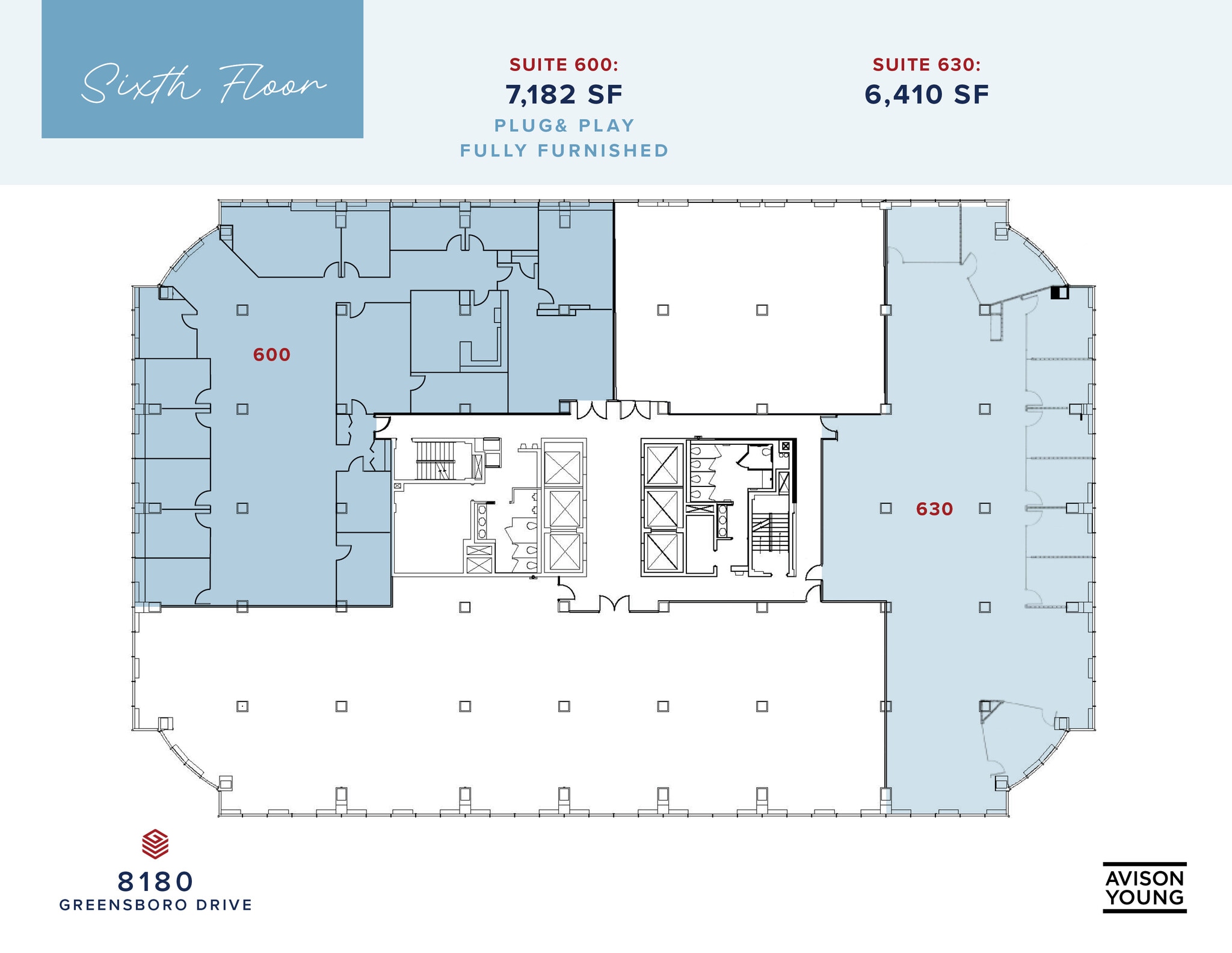 8180-8200 Greensboro Dr, McLean, VA for lease Floor Plan- Image 1 of 1