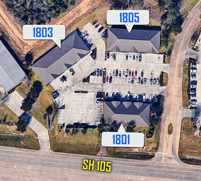 1801 W White Oak Ter, Conroe, TX à louer - Plan de site - Image 1 de 2