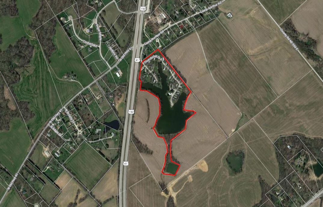 3592 N Thunderhill Pl, Vincennes, IN à vendre Aérien- Image 1 de 1