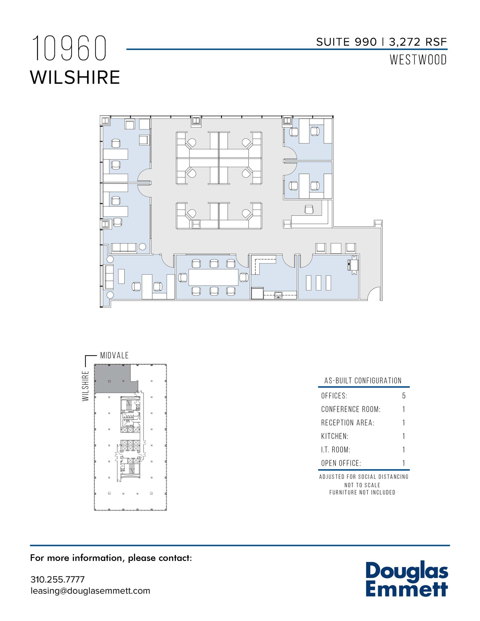 10960 Wilshire Blvd, Los Angeles, CA for lease Floor Plan- Image 1 of 1