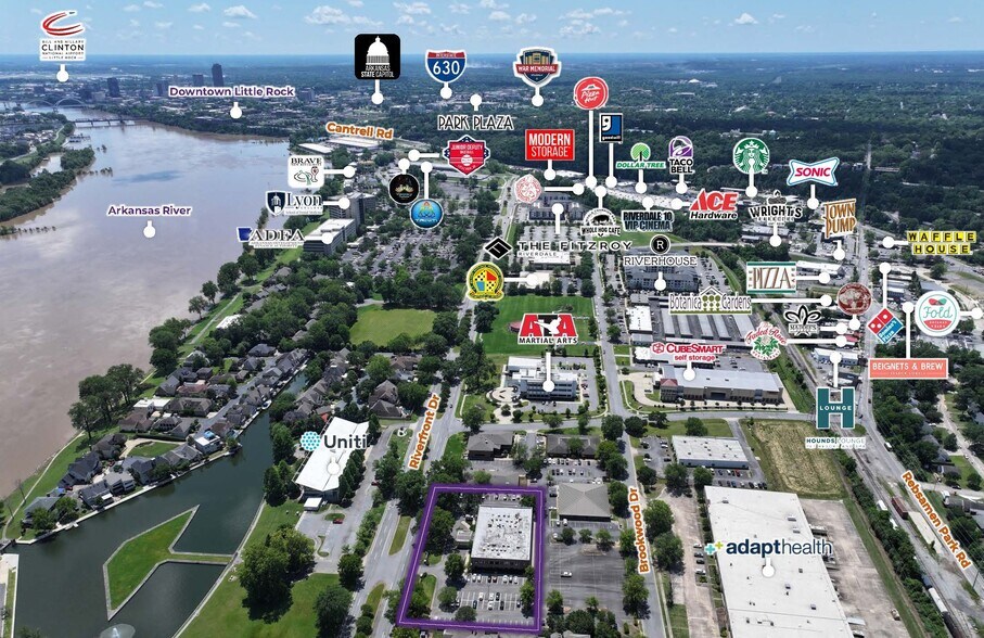 2120 Riverfront Dr, Little Rock, AR à louer - Photo du bâtiment - Image 2 de 12