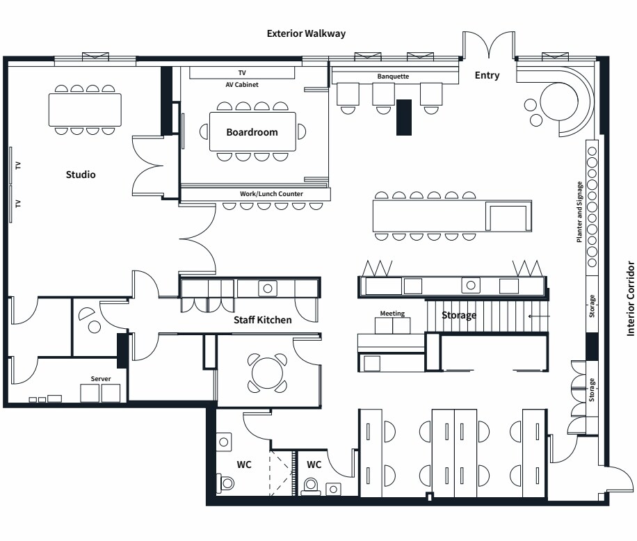 923-977 Hastings St E, Vancouver, BC à louer Plan d’étage- Image 1 de 1