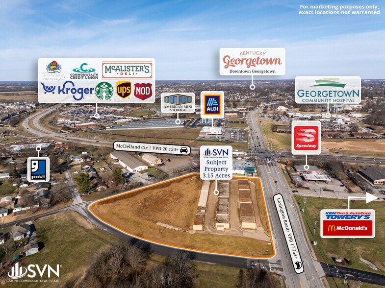 1273 Lexington Rd, Georgetown, KY à louer - Photo du bâtiment - Image 2 de 9