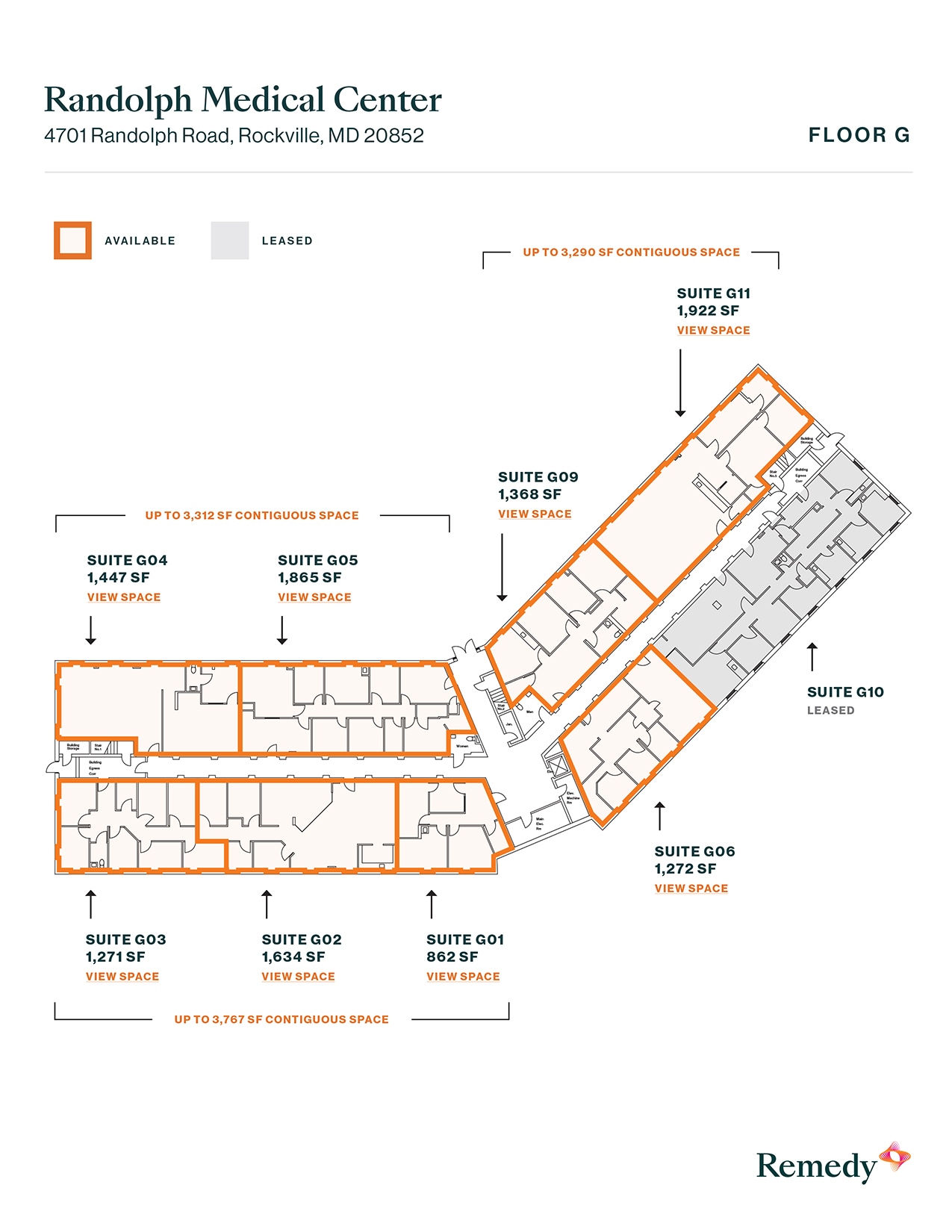4701 Randolph Rd, Rockville, MD for lease Floor Plan- Image 1 of 1
