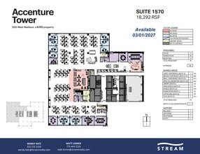 500 W Madison St, Chicago, IL for lease Floor Plan- Image 1 of 1