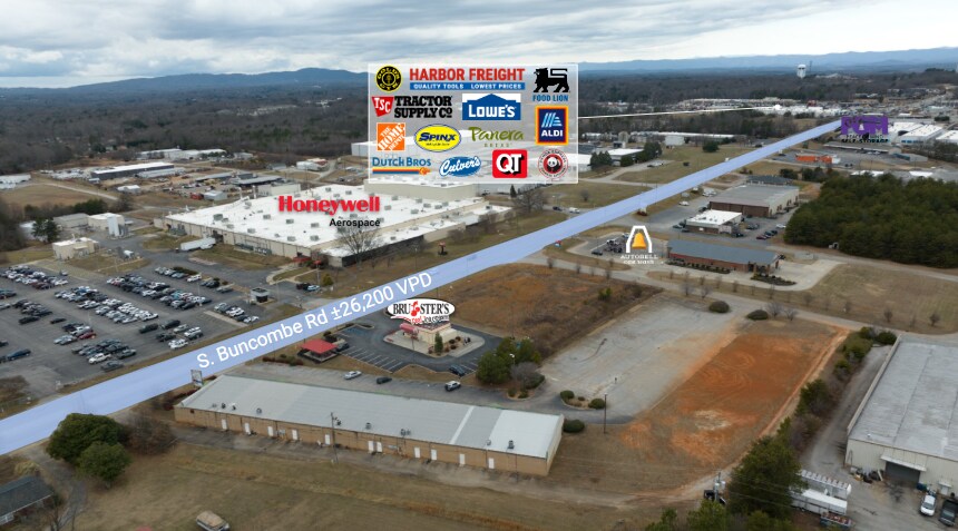 417 S Buncombe Rd, Greer, SC à louer - Photo du bâtiment - Image 2 de 9