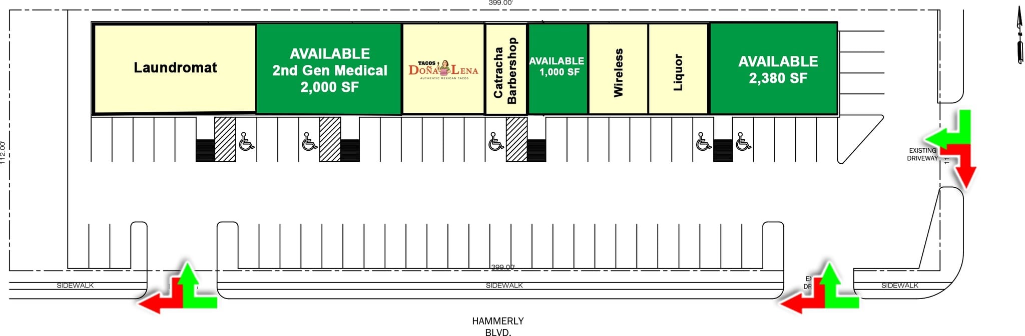 8788 Hammerly Blvd, Houston, TX à louer Plan de site- Image 1 de 2