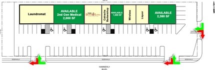 8788 Hammerly Blvd, Houston, TX à louer Plan de site- Image 1 de 2