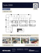 950 17th St, Denver, CO à louer Plan d’étage- Image 1 de 1