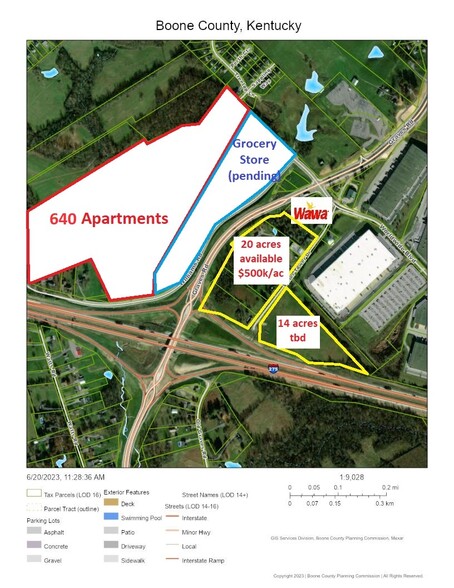 2401 Graves, Hebron, KY for sale - Plat Map - Image 3 of 3