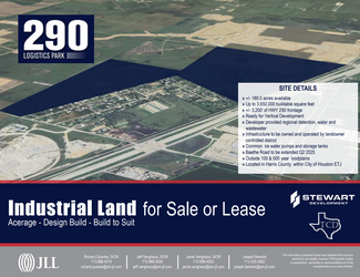 Plus de détails pour 290 Logistics Park, Hockley, TX - Terrain à louer