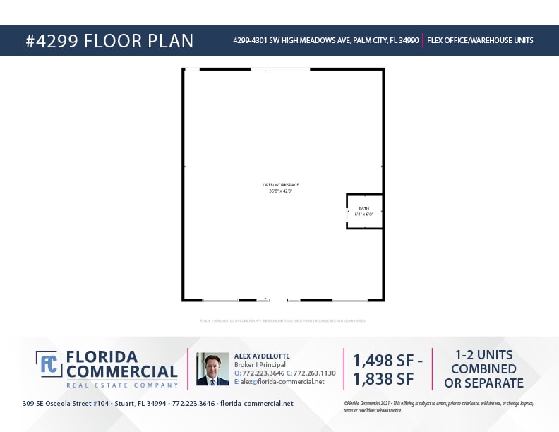 4287-4303 SW High Meadows Ave, Palm City, FL 34990 - Unité 4299 - - Plan d’étage - Image 1 of 6