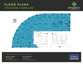 7501 Greenway Center Dr, Greenbelt, MD à louer Plan d’étage- Image 1 de 1