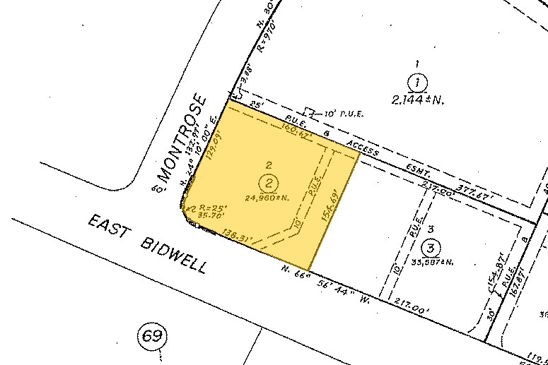 1000 E Bidwell St, Folsom, CA for sale - Plat Map - Image 2 of 2