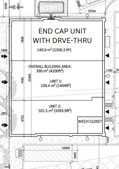 131-135 Sandwich St S, Amherstburg, ON for lease Floor Plan- Image 1 of 2
