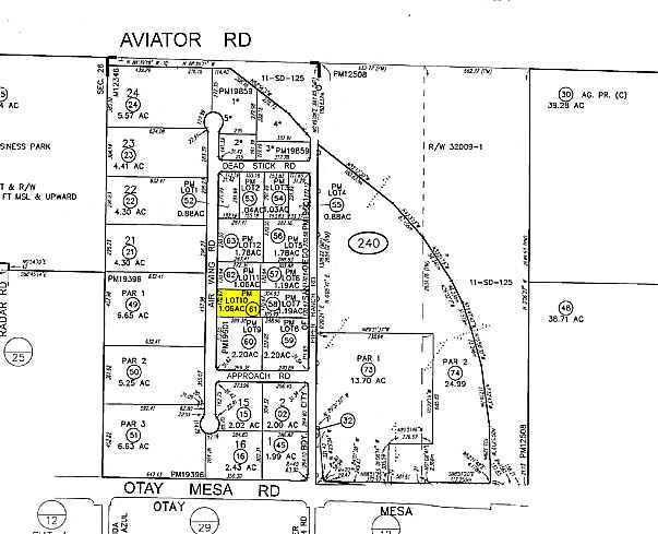 1411 Air Wing Rd, San Diego, CA à vendre - Plan cadastral - Image 3 de 4