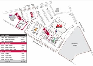 4040-4068 Wilmington Pike, Dayton, OH à louer Plan de site- Image 1 de 1