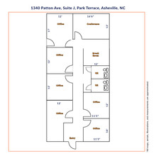 1302 Patton Ave, Asheville, NC à louer Plan d  tage- Image 2 de 7