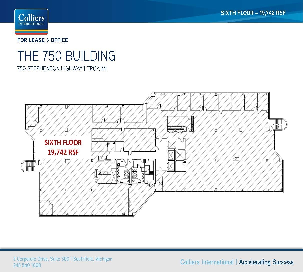 750 Stephenson Hwy, Troy, MI for lease Floor Plan- Image 1 of 1