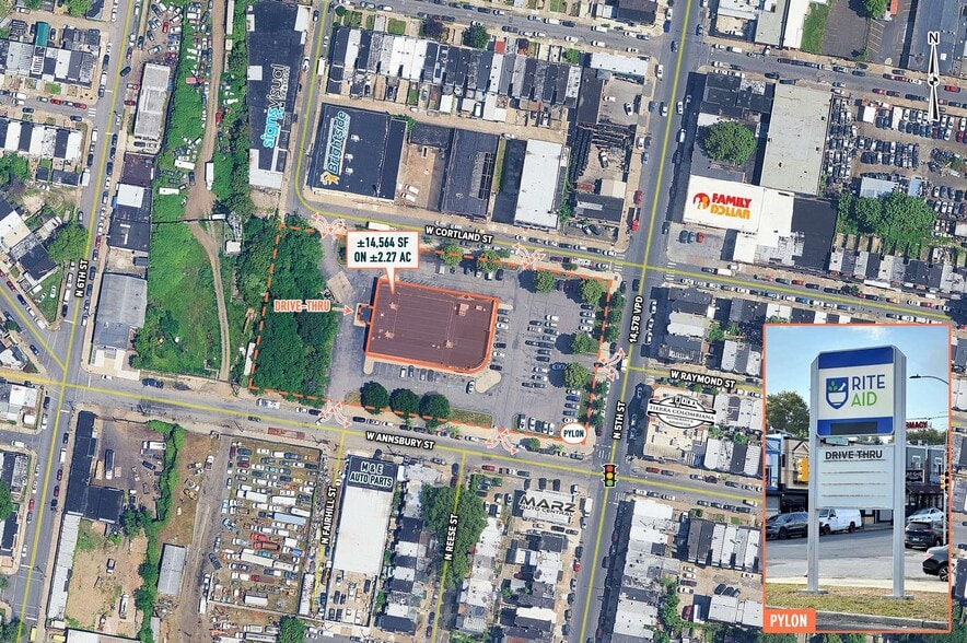 4530 N 5th St, Philadelphia, PA for lease - Aerial - Image 2 of 3