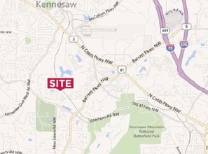 8105 Cobb Center Dr, Kennesaw, GA - AERIAL  map view - Image1
