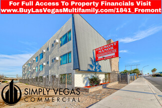 Plus de détails pour 1841 E Fremont St, Las Vegas, NV - Multi-résidentiel à vendre