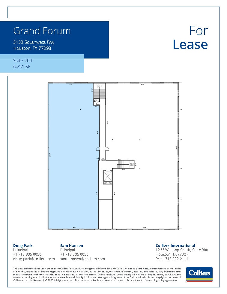 3133 Southwest Fwy, Houston, TX à vendre Plan d’étage- Image 1 de 1