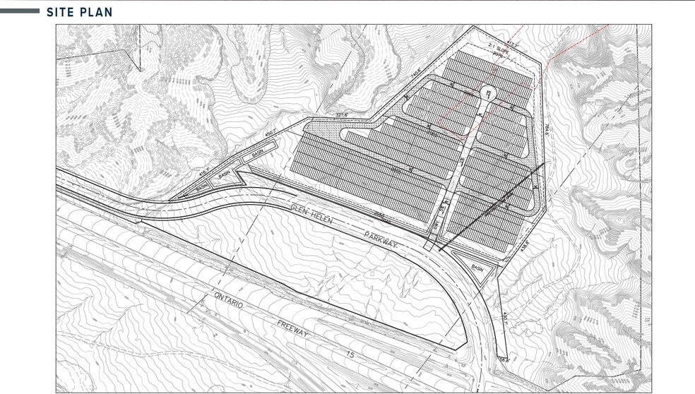 Glen Helen Pky, San Bernardino, CA à louer - Plan de site - Image 2 de 2