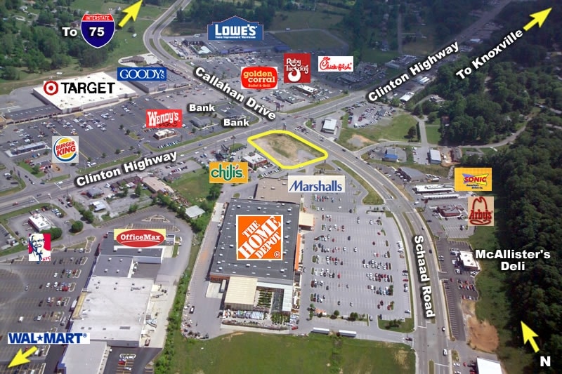 2745 Schaad Rd, Knoxville, TN à louer - Aérien - Image 2 de 12