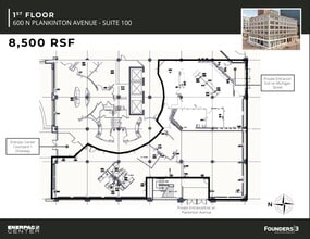 600 N Plankinton Ave, Milwaukee, WI for lease Floor Plan- Image 1 of 1