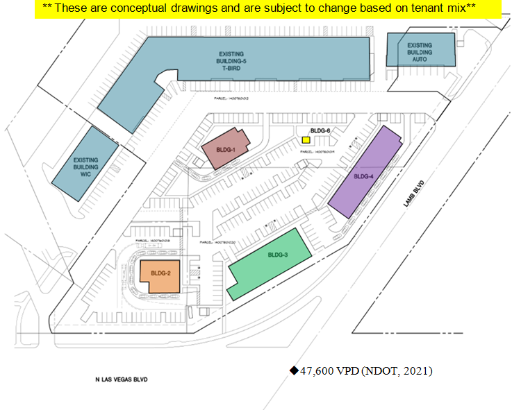 3619 N. Las Vegas Blvd, Las Vegas, NV for lease Site Plan- Image 1 of 5